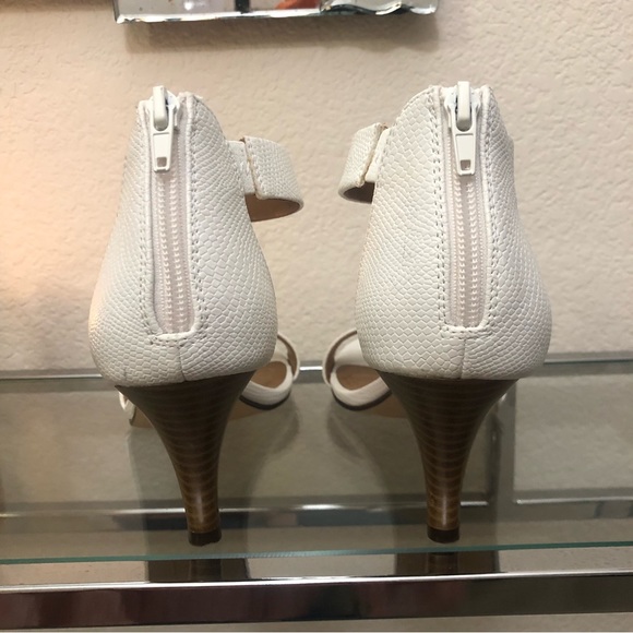 Style & Co Paycee White Heels 8M - Picture 7 of 15